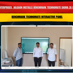 Swami Enterprises, Jalgaon Installs Benchmark Technomate Sigma ZX Series 75" Interactive Flat Panel for Smart Digital Learning