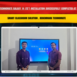 Benchmark Technomate Galaxy 14 (75") Installation Successfully Completed at Ujjain, Madhya Pradesh | Smart Classroom Solution