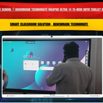 The Village School में Benchmark Technomate MaxPro Ultra 14 75-Inch with Trolley Installation