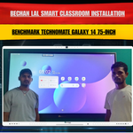 Bechan Lal के लिए Banka, Bihar में Benchmark Technomate Galaxy 14 75-Inch Interactive Flat Panel Installation