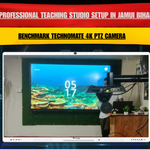 Professional Teaching Studio Setup in Jamui Bihar with Benchmark Technomate 4K PTZ Camera
