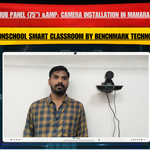 Maxhub Panel (75") &amp; Camera Installation in Maharajganj | Dronschool Smart Classroom by Benchmark Technomate