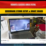 Vedanta Classes Kurji Patna | Benchmark Studio Setup & Smart Board