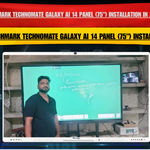 Benchmark Technomate Galaxy AI 14 Panel (75") Installation in Jaunpur, Uttar Pradesh | Ankita Pandey