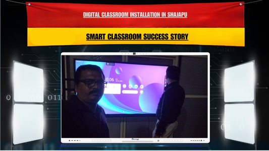 Digital Classroom Installation in Shajapur | Benchmark Technomate