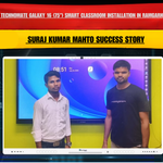 Benchmark Technomate Galaxy 16 (75") Smart Classroom Installation in Ramgarh, Jharkhand | Suraj Kumar Mahto Success Story
