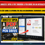 How to Directly Open a PDF Through a Pen Drive on an Interactive Panel (Complete Guide)