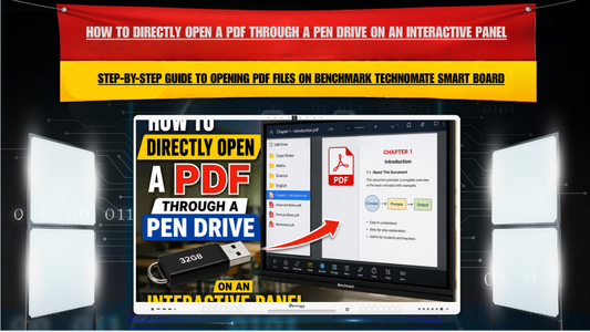 How to Directly Open a PDF Through a Pen Drive on an Interactive Panel (Complete Guide)