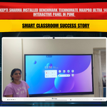 Dr. Deepti Sharma Installed Benchmark Technomate MaxPro Ultra 14 (75") Interactive Panel in Pune | Smart Classroom Success Story