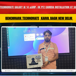Benchmark Technomate Galaxy AI 14 &amp; 4K PTZ Camera Installation at Super AD-Print, Karol Bagh New Delhi