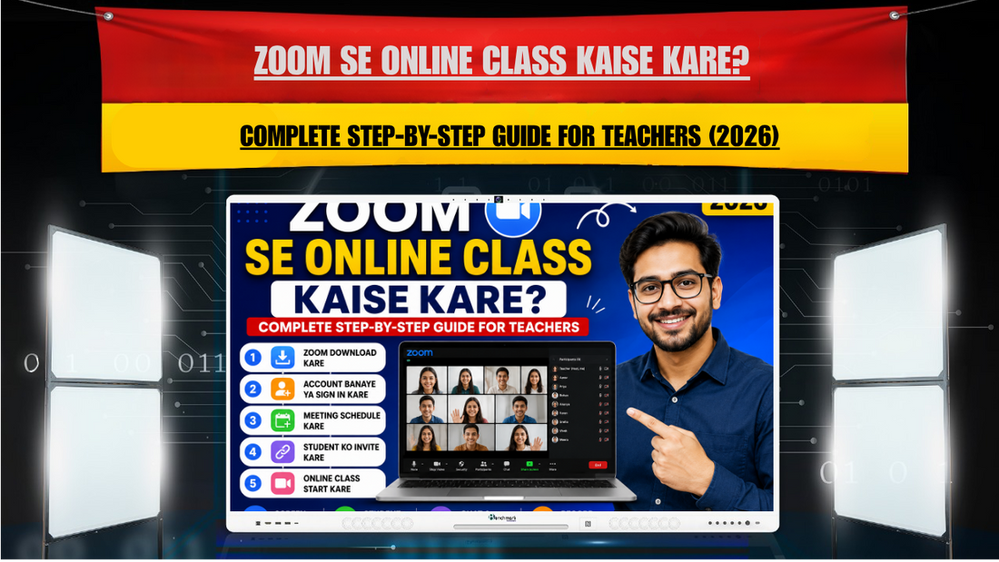Zoom Se Online Class Kaise Kare? Complete Step-by-Step Guide for Teachers (2026)