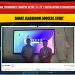 Benchmark Technomate MaxPro Ultra 14 (75") Installation in Muzaffarpur, Bihar | Smart Classroom Success Story