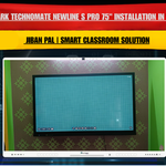 Benchmark Technomate Newline S Pro 75" Installation in Bankura | Jiban Pal | Smart Classroom Solution