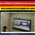 Benchmark Technomate 4K PTZ Camera Installation in Japla Jharkhand | Smart Classroom Setup with Sennheiser Mic &amp; Server i5