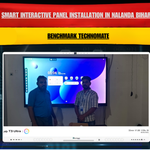 Smart Interactive Panel Installation in Nalanda Bihar – Benchmark Galaxy AI 14 75"
