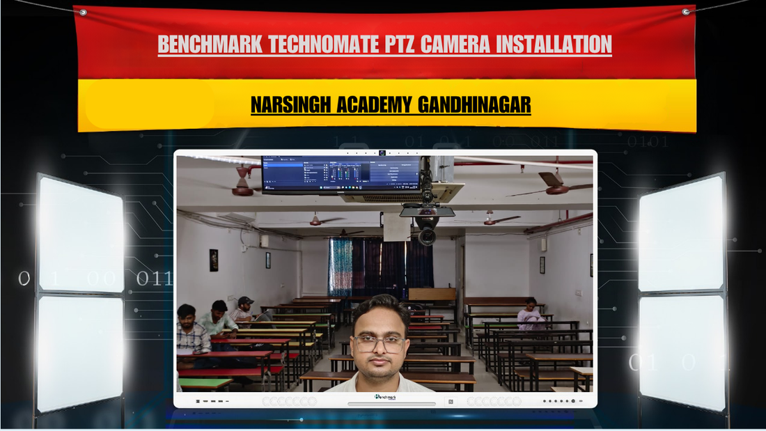 Benchmark Technomate PTZ Camera Installation at VS Narsingh Academy Gandhinagar