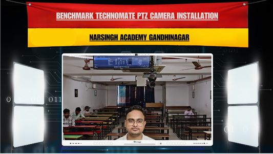 Benchmark Technomate PTZ Camera Installation at VS Narsingh Academy Gandhinagar