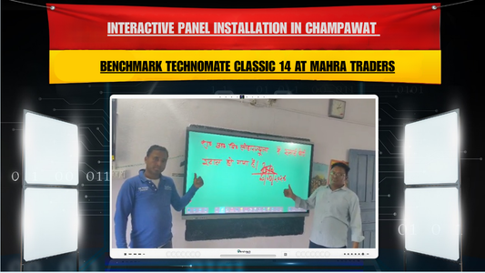 Benchmark Technomate Classic 14 Panel 65" Installation at Mahra Traders, Champawat Uttarakhand
