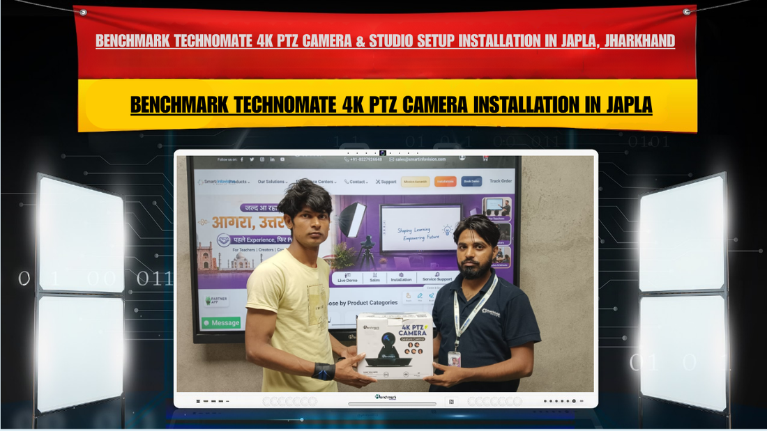 Benchmark Technomate 4K PTZ Camera & Studio Setup Installation in Japla, Jharkhand