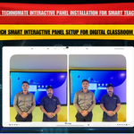 Benchmark Technomate Interactive Panel Installation for Smart Teaching in Pune