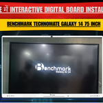Indore में Interactive Digital Board Installation – Benchmark Technomate Galaxy 14 75 Inch