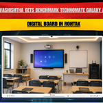 Rajat Vashishtha Gets Benchmark Technomate Galaxy AI 14 75-Inch Digital Board in Rohtak