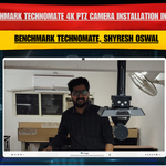 Benchmark Technomate 4K PTZ Camera Installation in Pune | Shyresh Oswal
