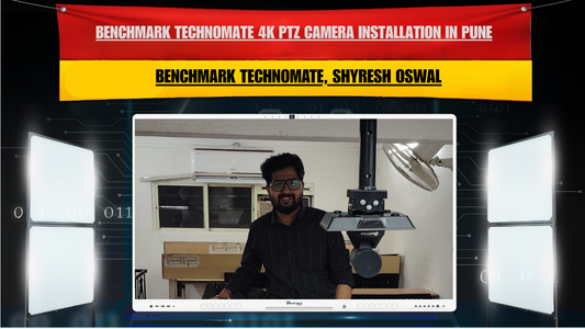 Benchmark Technomate 4K PTZ Camera Installation in Pune | Shyresh Oswal