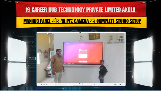 19 Career Hub Technology Private Limited Akola में Benchmark Technomate Sigma AI A7 Pro 75 इंच Interactive Flat Panel Installation