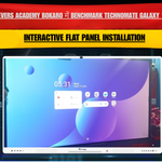 The Achievers Academy Bokaro में Benchmark Technomate Galaxy 14 75 Inch Interactive Flat Panel Installation