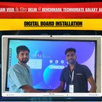 Dharam Veer के लिए Delhi में Benchmark Technomate Galaxy AI 14 75-Inch Digital Board Installation