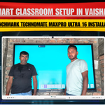 Smart Classroom Setup in Vaishali | Benchmark Technomate MaxPro Ultra 16 Installation