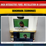 75 Inch Interactive Panel Installation in Lucknow | Benchmark Technomate
