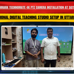 Benchmark Technomate 4K PTZ Camera Installation at SGTI Kasia | Professional Digital Teaching Studio Setup in Uttar Pradesh