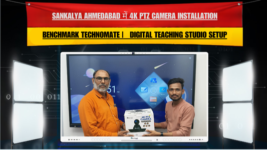 Sankalya Ahmedabad में 4K PTZ Camera Installation | Benchmark Technomate