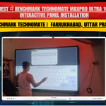 Prime Guest में Benchmark Technomate MaxPro Ultra 16 86-Inch Interactive Panel Installation | Farrukhabad, Uttar Pradesh