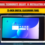 Sonakshi Mandal Indore | Benchmark Technomate Galaxy 14 75-Inch Interactive Panel Installation