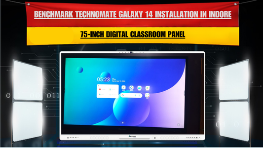 Sonakshi Mandal Indore | Benchmark Technomate Galaxy 14 75-Inch Interactive Panel Installation