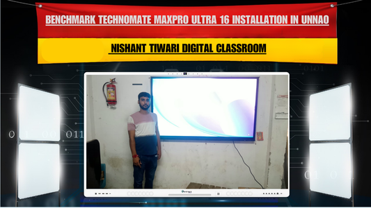 Nishant Tiwari Unnao में Benchmark Technomate MaxPro Ultra 16 75-Inch Panel Installation