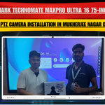 Benchmark Technomate MaxPro Ultra 16 75-Inch Panel and 4K PTZ Camera Installation in Mukherjee Nagar Delhi