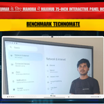 Sanjay Kumar के लिए Mahoba में Maxhub 75-Inch Interactive Panel Installation by Benchmark Technomate