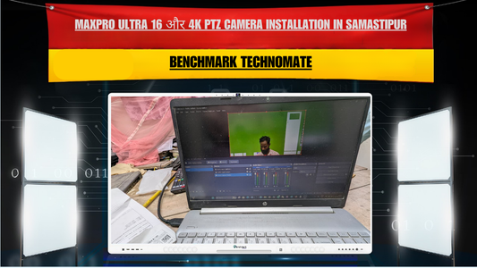 Pavan Kumar के लिए Samastipur, Bihar में Benchmark Technomate MaxPro Ultra 16 75-Inch Panel और 4K PTZ Camera Installation