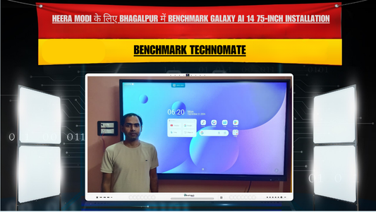 Heera Modi के लिए Bhagalpur में Benchmark Galaxy AI 14 75-Inch Installation