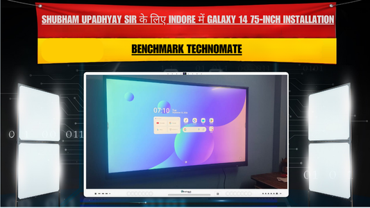 Shubham Upadhyay Sir के लिए Indore में Galaxy 14 75-Inch Installation