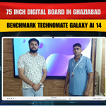 75 Inch Digital Board in Ghaziabad | Benchmark Technomate Galaxy AI 14