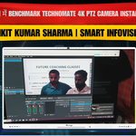 Sharan में Ankit Kumar Sharma का Benchmark Technomate 4K PTZ Camera Installation | Smart Infovision