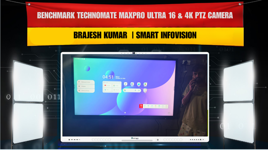 Bhagalpur Smart Classroom Setup | Benchmark Technomate MaxPro Ultra 16 & 4K PTZ Camera