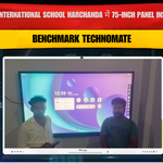 Blue Sky International School Harchanda में 75-Inch Panel Installation