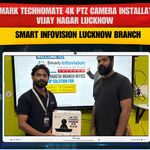 Benchmark Technomate 4K PTZ Camera Installation at Vijay Nagar Lucknow | Smart Infovision Lucknow Branch