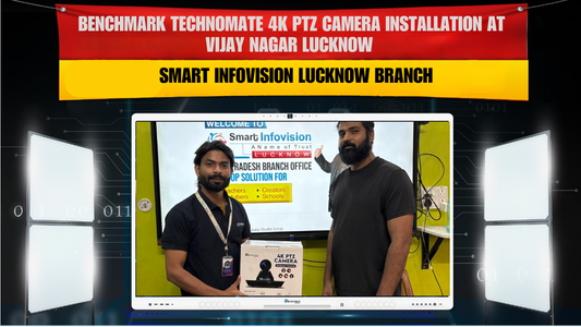 Benchmark Technomate 4K PTZ Camera Installation at Vijay Nagar Lucknow | Smart Infovision Lucknow Branch